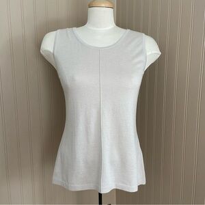 KINROSS Cashmere Silk Cream Colour Super Soft Tank Top Women’s Size Medium